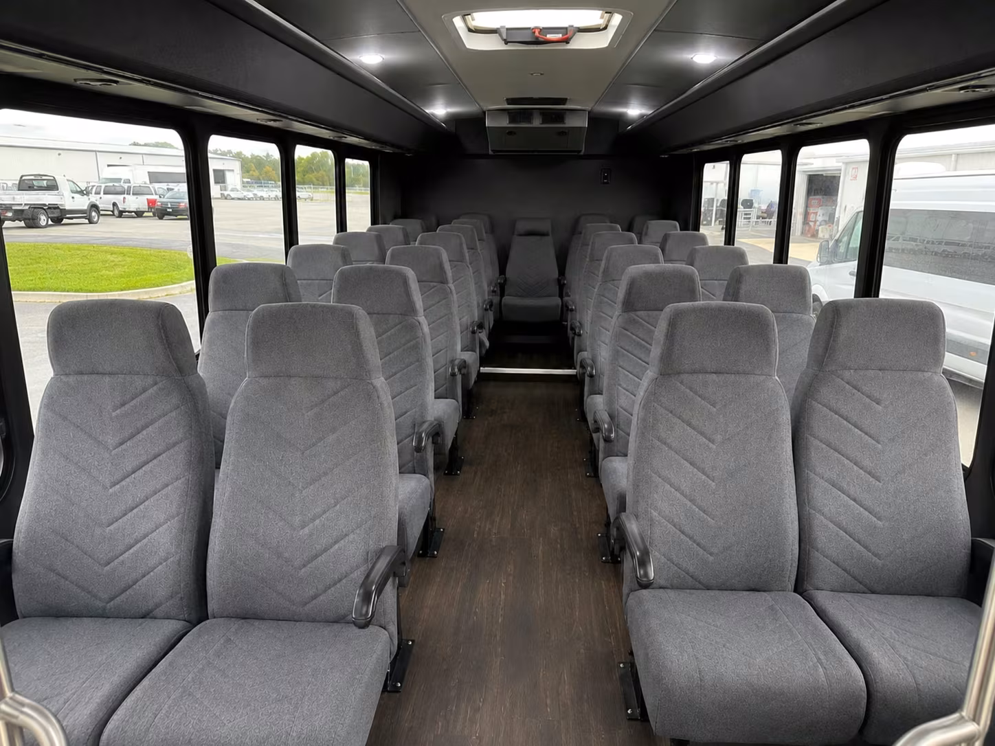 15 passenger minibus interior