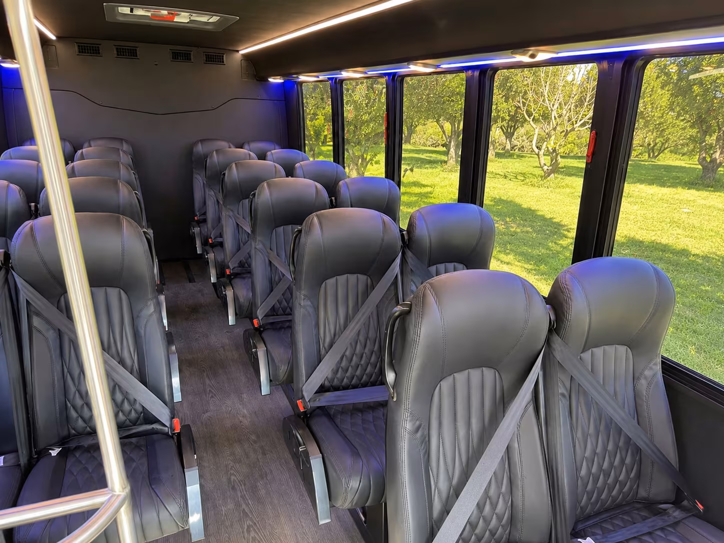 18 passenger minibus inside