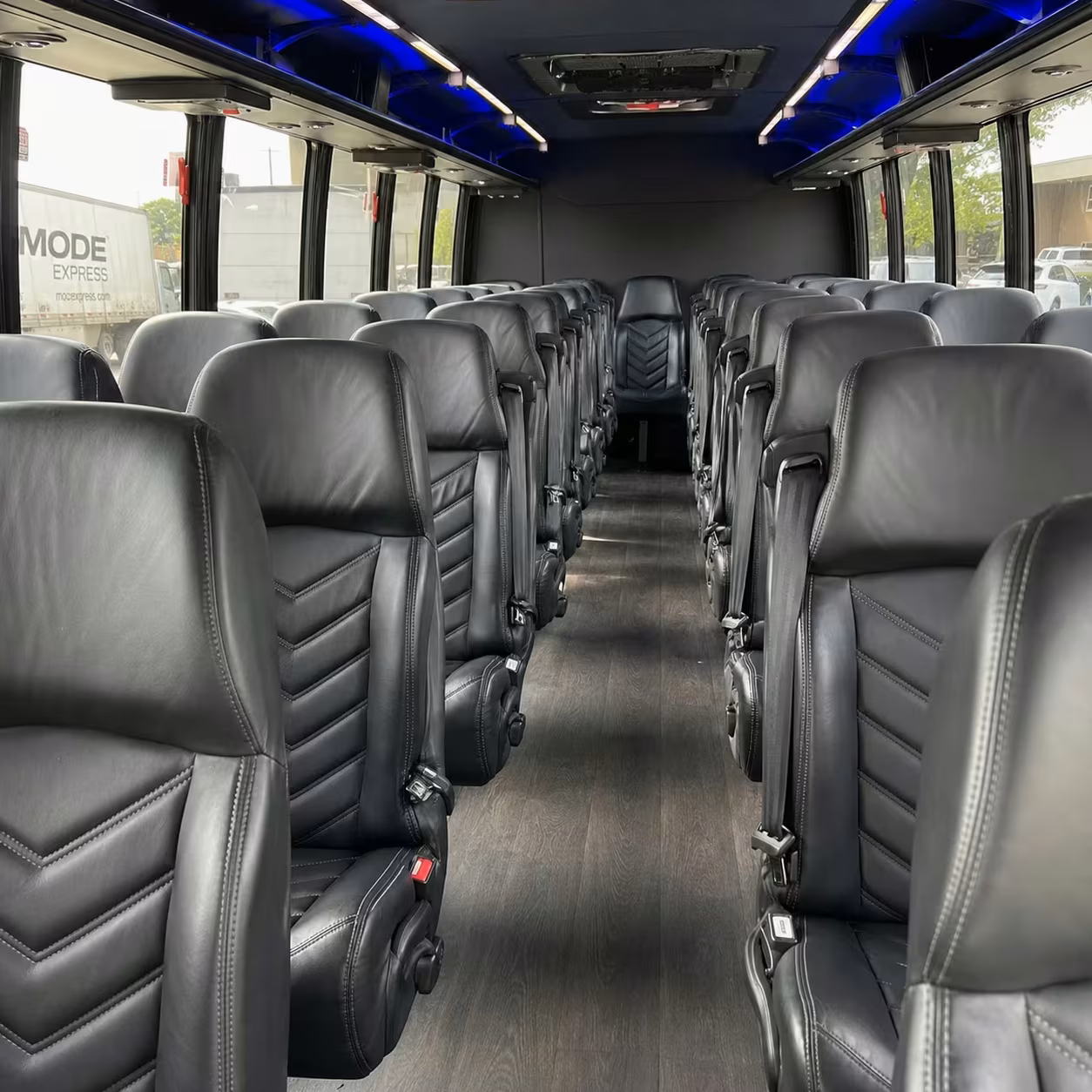 25 passenger minibus interior