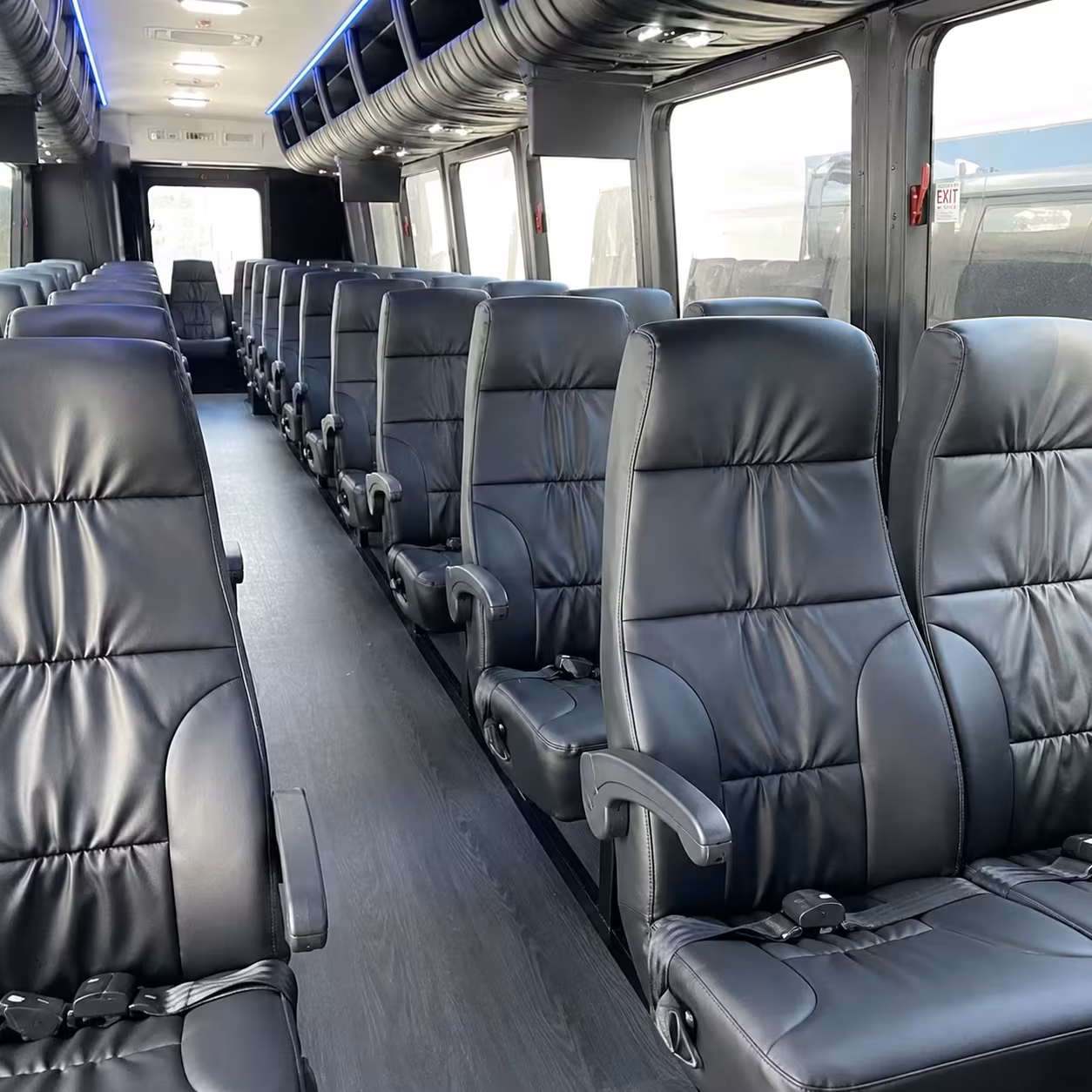 28 passenger minibus inside