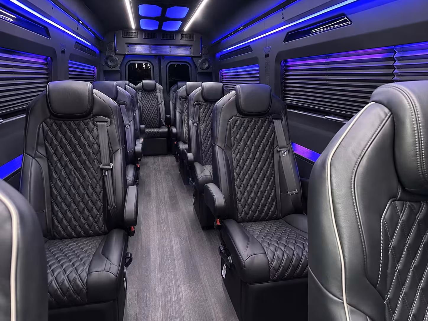 sprinter van with driver inside